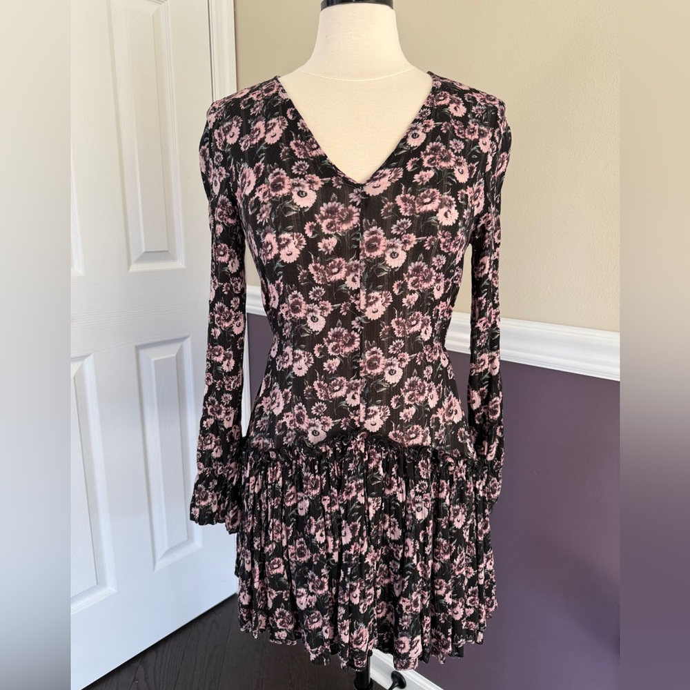 Floral print AllSaints dress.